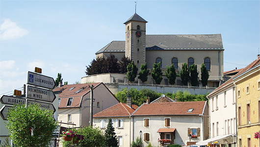 L'église Notre Dame de l’Espérance à Hettange-Grande en Moselle