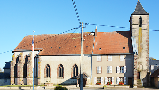 L'église Saint-Jean-Baptiste de Saint-Jean-de-Bassel en Moselle