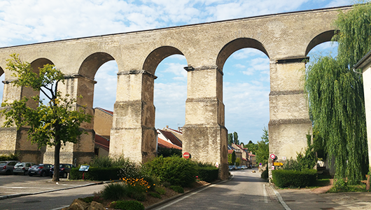 L'aqueduc gallo-romain à Jouy-aux-Arches en Moselle