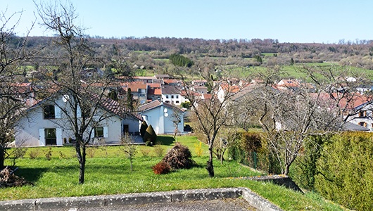Une vue générale de la commune de Villers-sous-Prény en Meurthe et Moselle