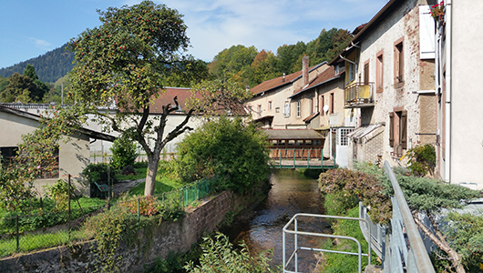 Une vue de la commune de de La Petite-Raon dans les Vosges