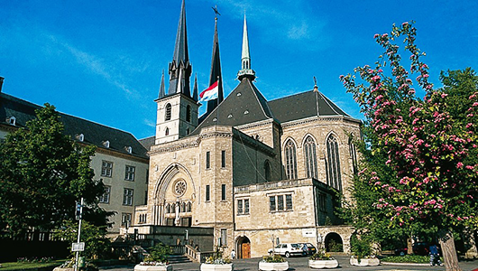 La cathédrale à Luxembourg ville