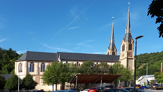 La nouvelle église Saint-Laurent de Diekirch au Luxembourg
