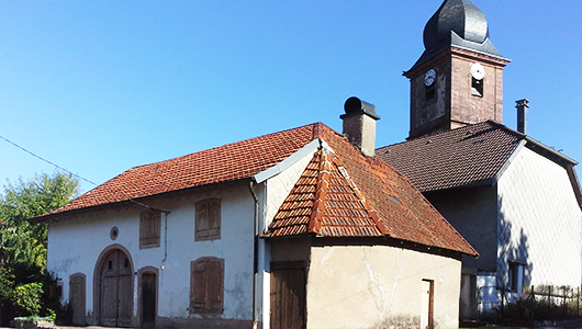 Une vue de la commune de Luvigny dans les Vosges