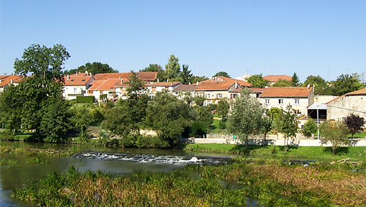 Une vue générale de la commune de Xirocourt en Meurthe et Moselle