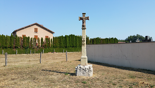 Calvaire près du cimetière à Azerailles en Meurthe et Moselle