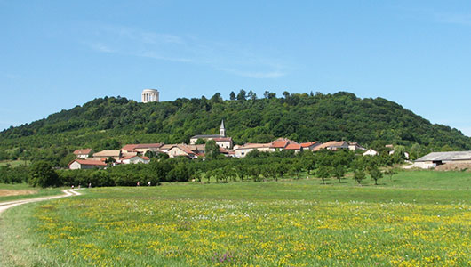 Une vue générale de la commune de Montsec