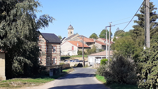 Une vue générale de la commune de Brouennes en Meuse