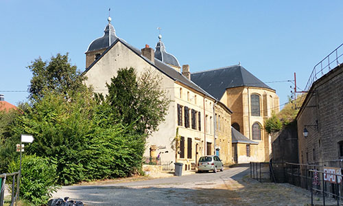 Vue de l'intérieur de la Citadelle de Montmédy en Meuse