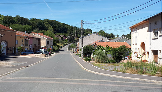 Vue de Laneuveville-lès-Lorquin