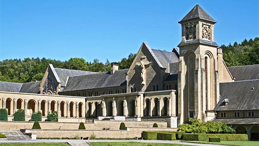 L'abbaye Notre-Dame d'Orval en Belgique