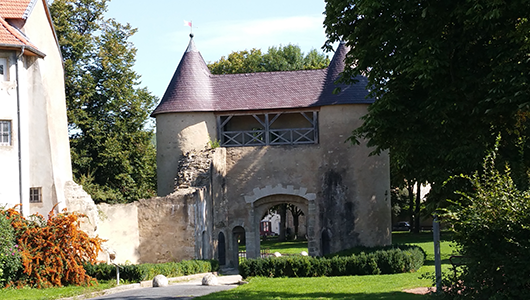 Le château de l'évêque à Vic-sur-Seille en Moselle