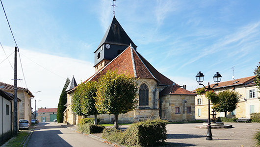 L'église Saint-Quentin de Contrisson en Meuse