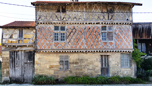 Maison à colombage très typique à Mognéville en Meuse