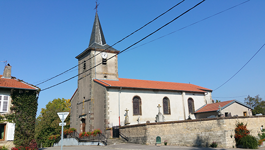 L'église Saint-Etienne d'Ommeray en Moselle