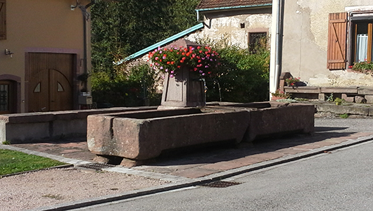 Abreuvoir de Raon-lès-Leau en Meurthe et Moselle