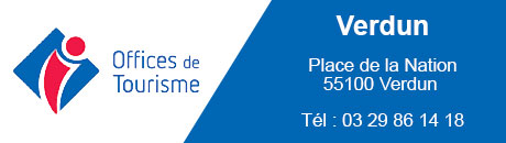 Coordonnées de l'Office de tourisme de Verdun en Meuse
