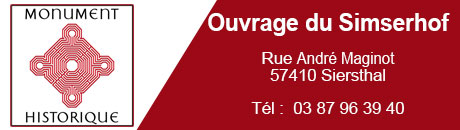 Coordonnées de l'ouvrage du Simserhof à Siersthal en Moselle