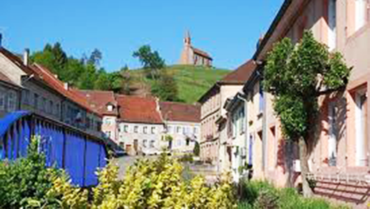 Une vue de la commune de Saint-Quirin en Moselle