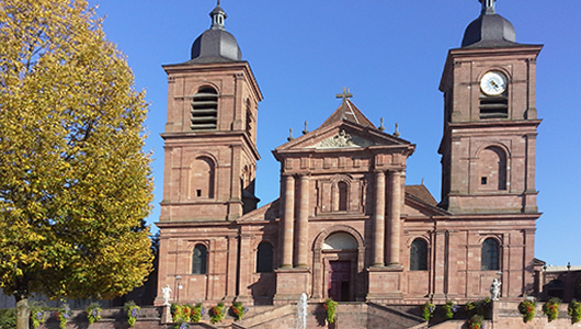 La cathédrale de Saint-Dié dans les Vosges