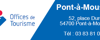 Coordonnées de l'office de tourisme de Pont-à-Mousson en Meurthe et Moselle