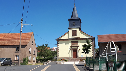 L'église luthérienne de Postroff en Moselle