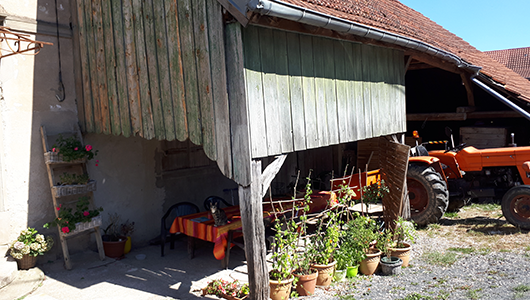 Ferme typique d'Hellering-lès-Fénétrange en Moselle