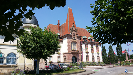 La mairie de Baccarat en Meurthe et Moselle