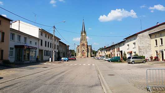 L'église Saint-Laurent de Magnieres en Meurthe et Moselle
