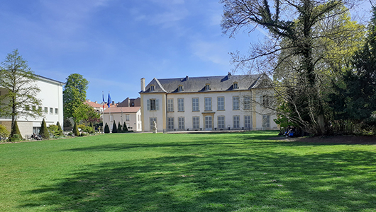 Le château de Courcelles à Montigny-lès-Metz en Moselle