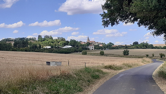 Une vue générale de la commune d'Arrancy-sur-Crusnes en Meuse