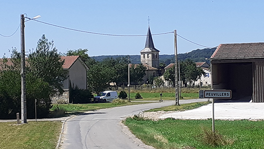 Une vue générale de la commune Peuvillers en Meuse