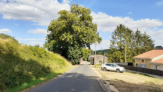 Une vue de la commune Rupt-sur-Othain en Meuse