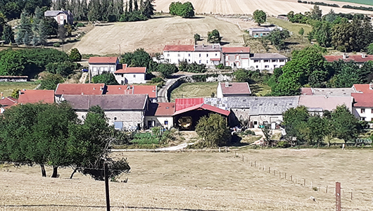 Une vue générale de la commune de Liny-devant-Dun en Meuse