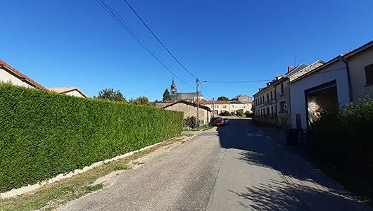 Une vue générale de la commune de Baâlon en Meuse